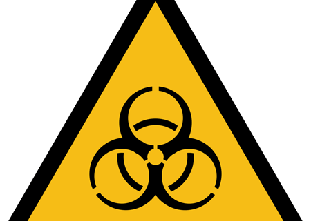Warnsymbol für Biogefährdung
